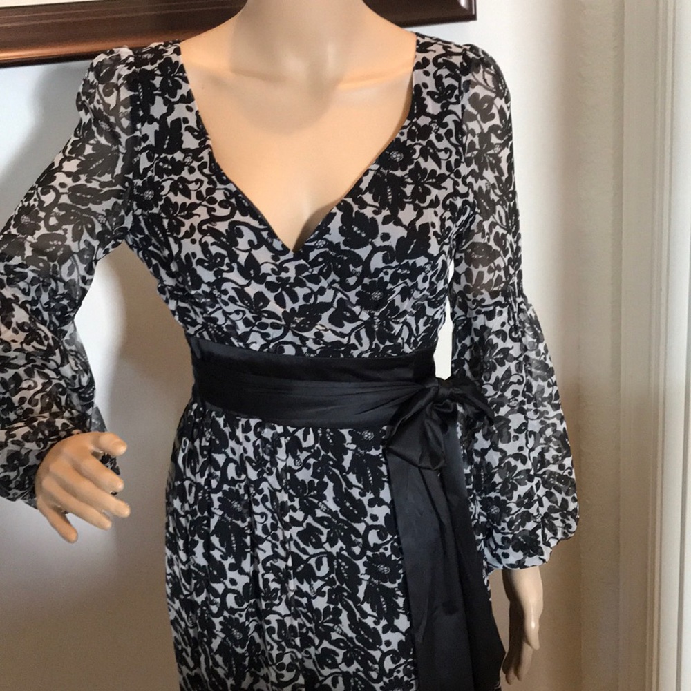Designer wrap dress